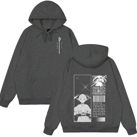 Frieren: Beyond Journey’s End Anime Frieren Hoodie Dark Grey