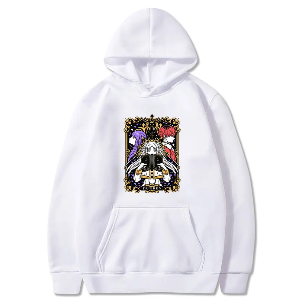 Frieren: Beyond Journey’s End Anime Frieren Party Hoodie White