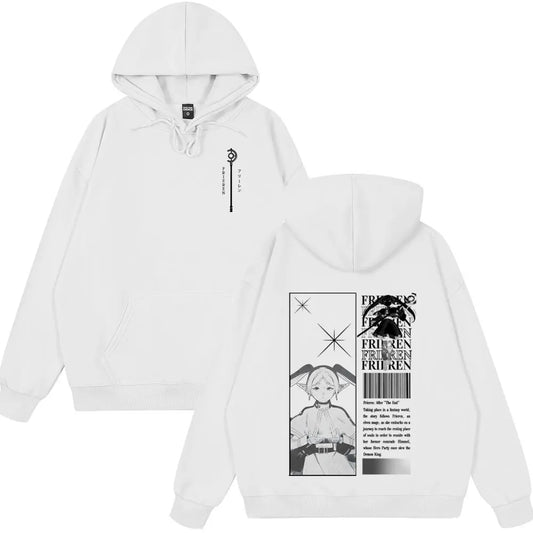 Frieren: Beyond Journey’s End Anime Frieren Hoodie White