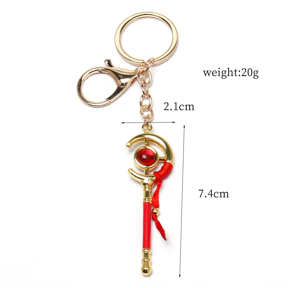 Anime Frieren: Beyond Journey’s End Frieren Props Weapon – Frieren Keychain