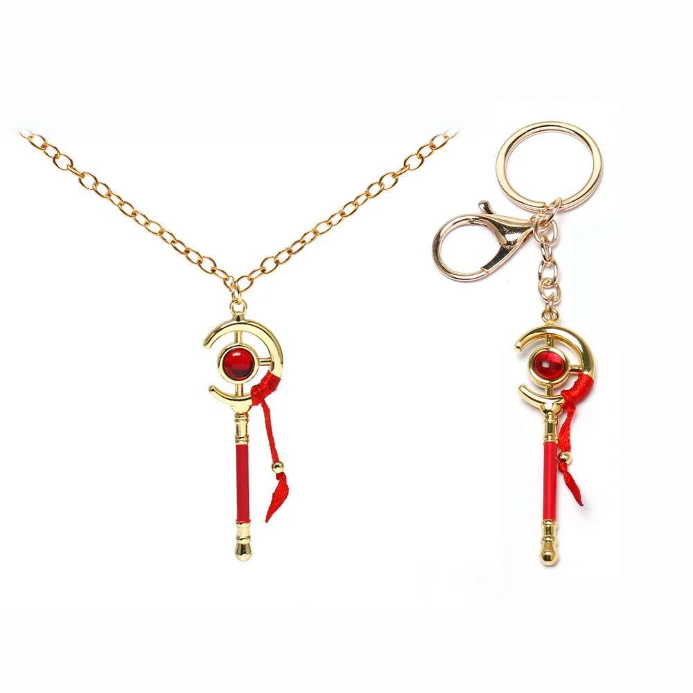 Anime Frieren: Beyond Journey’s End Frieren Props Weapon – Frieren Staff Necklace