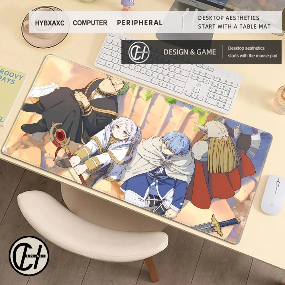 Frieren: Beyond Journey’s End Desk Mat – Frieren & Fern Flower Meadow