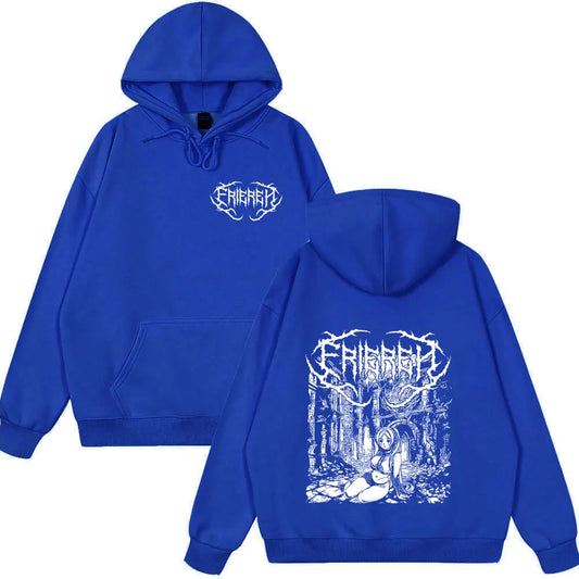 Frieren: Beyond Journey’s End Dark Fantasy Blue Hoodie