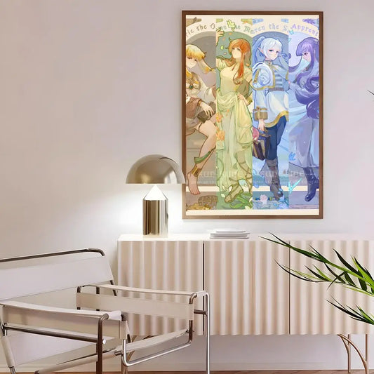 Frieren Timeless Companions Anime Poster – Beyond Journey’s End